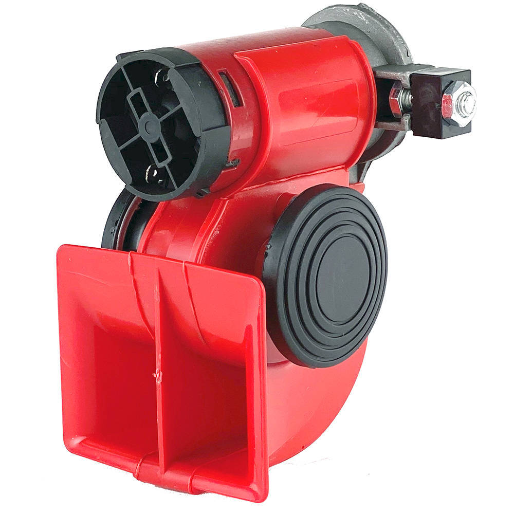 Red Compact Twin Tone Air Horn