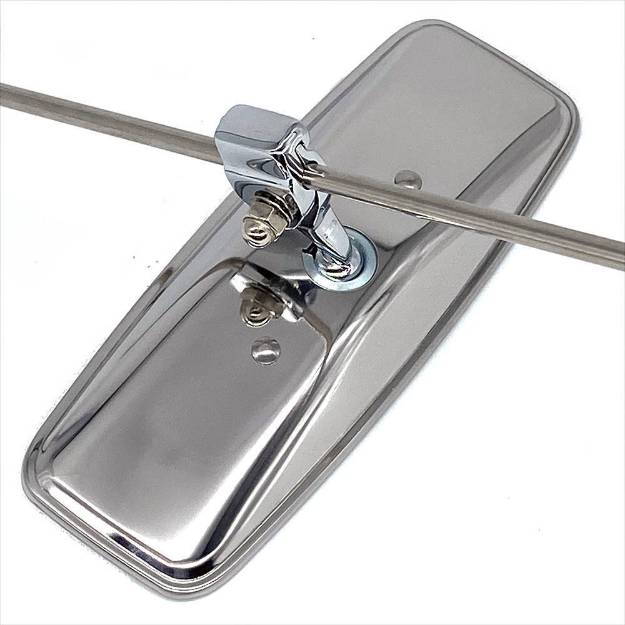 Picture of Stainless Steel Rod Mounted Sliding Clamp Interior Mirror