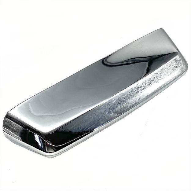 Picture of Chrome Plated Mini Number Plate Cover / Bot Handle
