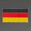 Picture of Three Colour German Flag Enamel Badge 51x29mm