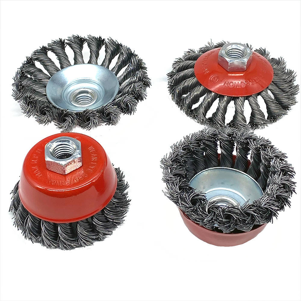 Wire Cup and Wheel Brush Set For Angle Grinder