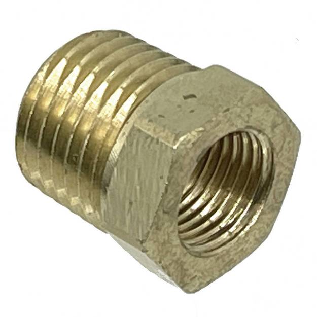 Picture of Brass Union 1/4"NPT Male to 1/8"NPT Female