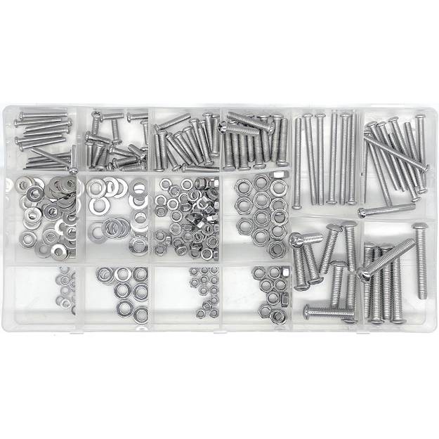 Picture of 246 Piece Stainless Nut and Bolt Pack