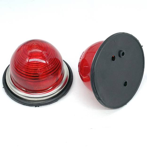 Picture of Flush Mount Mini Style Red Tail 5W 72mm Pair