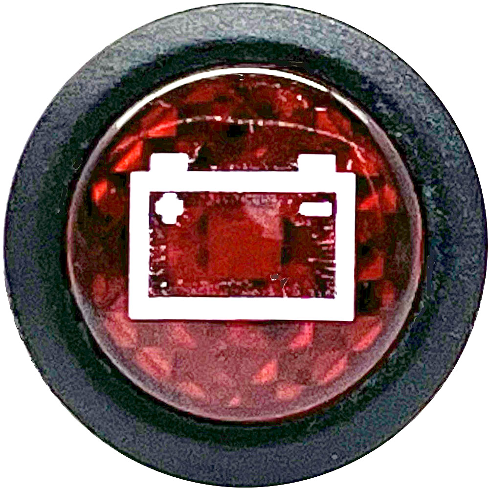 23mm Durchmesser ZÜNDUNG ROTE LED-Warnleuchte