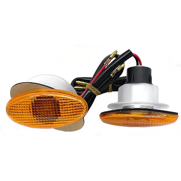 Picture of Amber Oval Indicators / Side Repeaters Pair