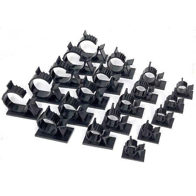 Picture of Self Adhesive Cable Clips  Assortment
