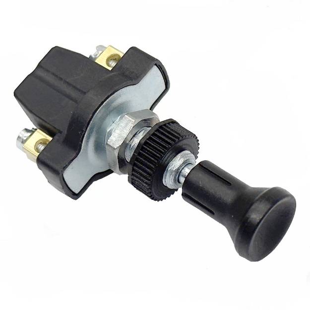 Picture of Black Compact Push-Pull Switch