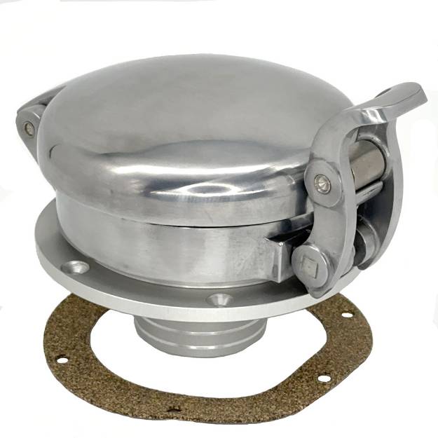 Picture of 3 1/2" BSP Aston Polished Alloy Fuel Cap Kit
