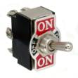 Picture of Double Pole On-Off-On Chrome Toggle Switch
