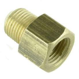 Picture of Brass Union 1/8" npt male to  M10 x 1mm female