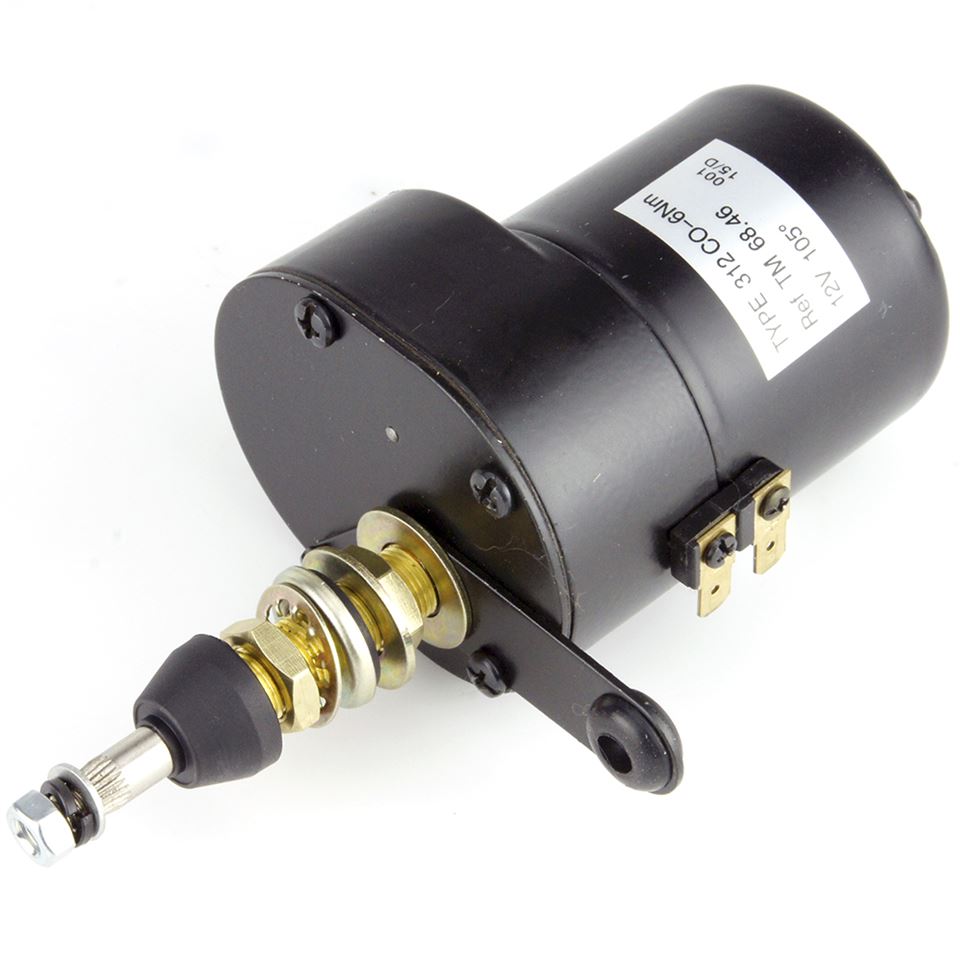 Compact Wiper Motor 105 degrees Black from Car Builder auto mobile wiring kit 