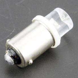 Picture of White 9mm Cap LED Bulb 12V