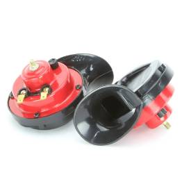 Picture of Budget Black and Red Electric Horns
