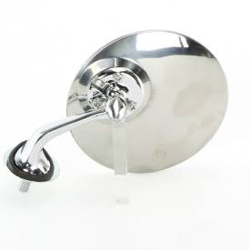 Picture of Stainless and Chrome Round Wing or Door Mirror 106mm Pair