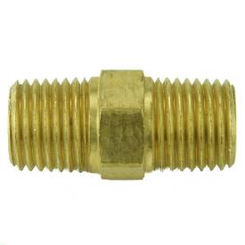 Picture of Brass Adapter 1/4 NPT Male to 1/4 NPT Male