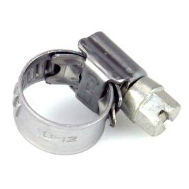 Picture of 8 - 12mm Narrow Band Stainless Steel Hose Clip Sold Singly