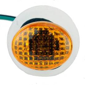 Picture of Oval Indicators/Side Repeaters 37mm x 29mm AMBER