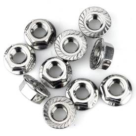 Picture of M8 Stainless Flange Nuts Pack Of 10