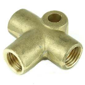 Picture of Brass T Piece 7/16" UNF