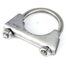 Picture of Stainless 'U' Exhaust Clamp 45mm
