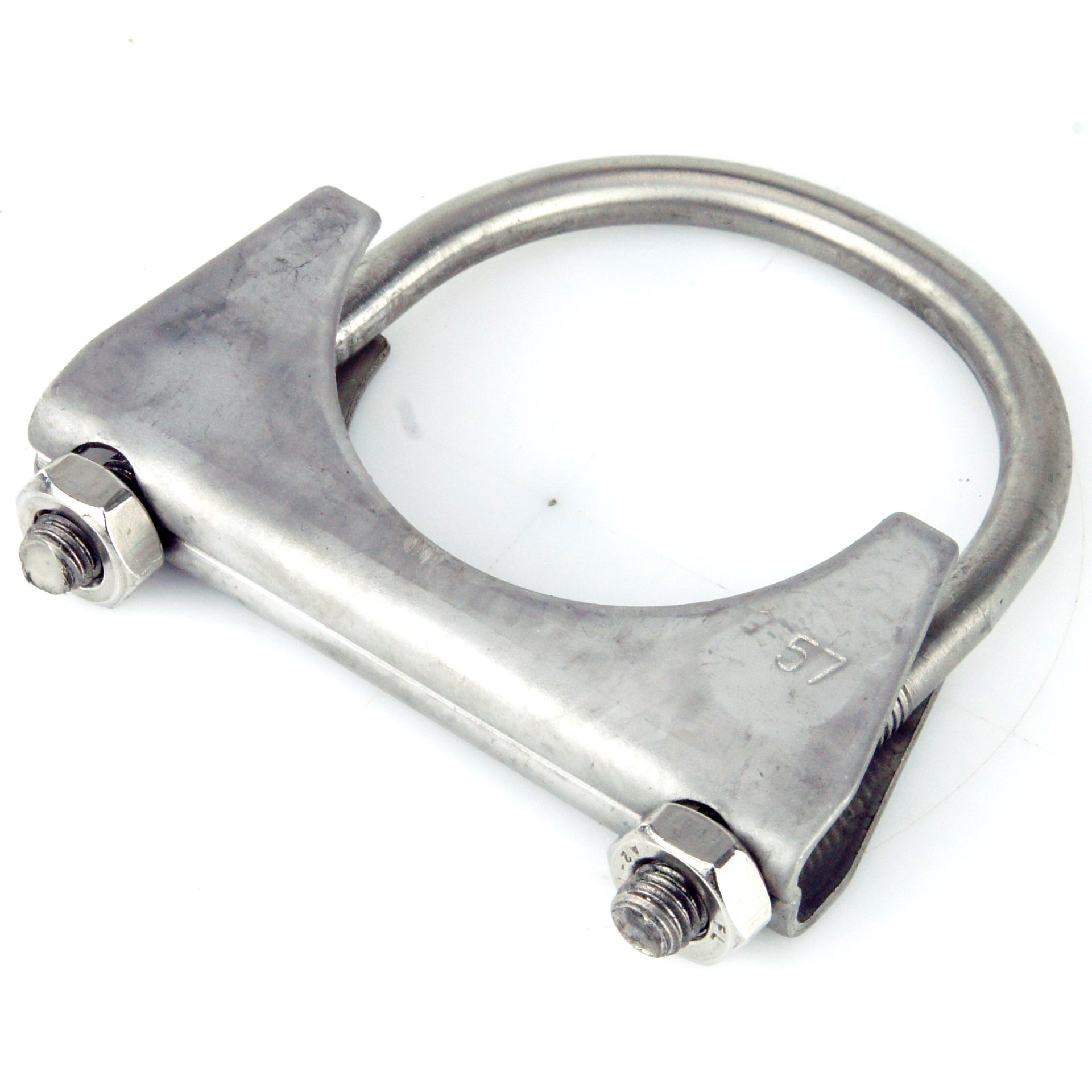 Stainless 'U' Exhaust Clamp 57m | Car Builder - Kit & Classic Car Parts