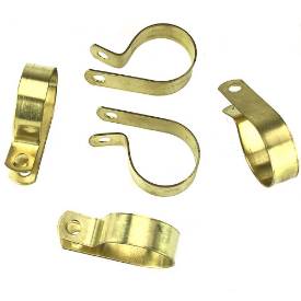 Picture of Brass 25mm 'P' Clips Pack of 5