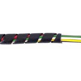 Picture of Black Spirap Cable Binding Medium For 5-20mm Per Metre