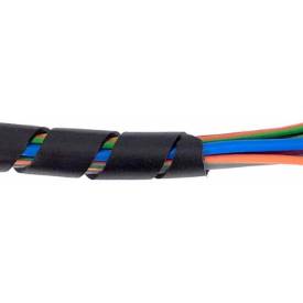 Picture of Black Spirap Cable Binding Large For 10-40mm Per Metre