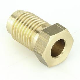 Brass 7/16" Male Union For 1/4 Pipe