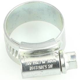 Zinc Plated Hose Clip 14 - 22mm Sold Singly