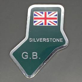 Bild von Silverstone Self Adhesive Chrome and Enamel Badge