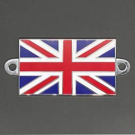 Picture of Union Jack Flag Enamel Badge 51x29mm With Fixing Holes
