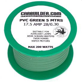 Picture of 17 Amp Single 5 Metre Green Reel