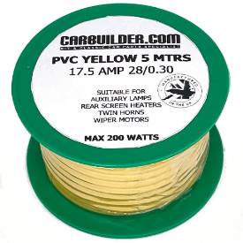 Picture of 17 Amp Single 5 Metre Yellow Reel