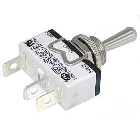 Picture of Knurled Ring Toggle Switch On-Off -On  Single Pole 