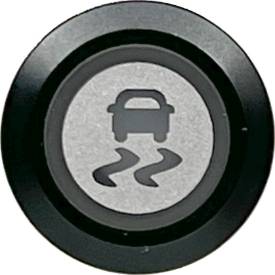 Picture of Traction Control Momentary Switch Illuminated Black Bezel