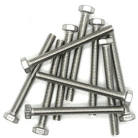 Picture of M5 x 50mm Stainless Steel Hex Head Screws Pack of 10