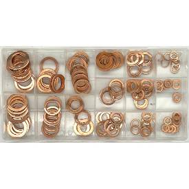 Picture of Metric Copper Washer Pack 150 Pieces
