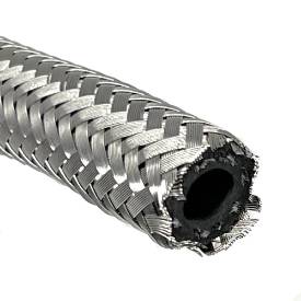 Picture of Stainless Braided Ethanol Proof Fuel Hose 6mm (1/4")