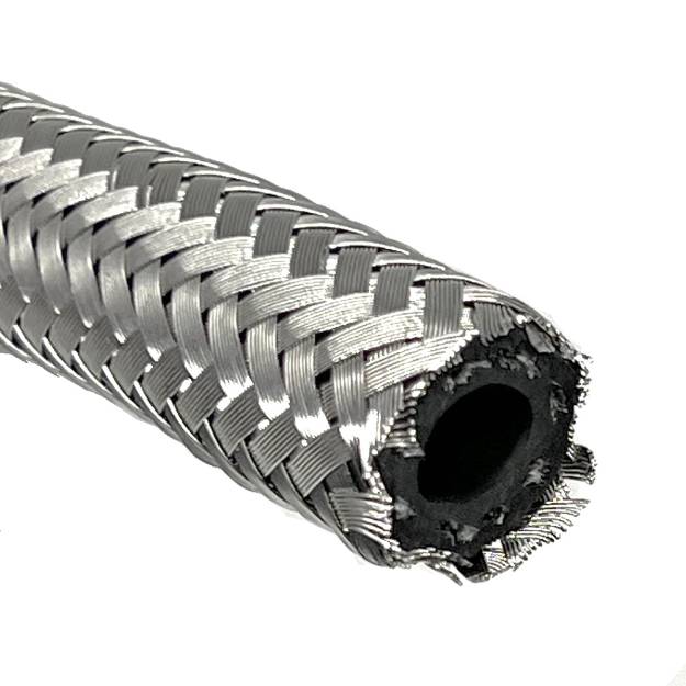 Picture of Stainless Braided Ethanol Proof Fuel Hose 8mm (5/16")