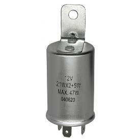 Picture of Flasher Relay 3 Pin With Warning Light Feed 47 Watt Max