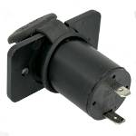 black-rectangular-lighter-power-socket-rubber-plug-iva-ok