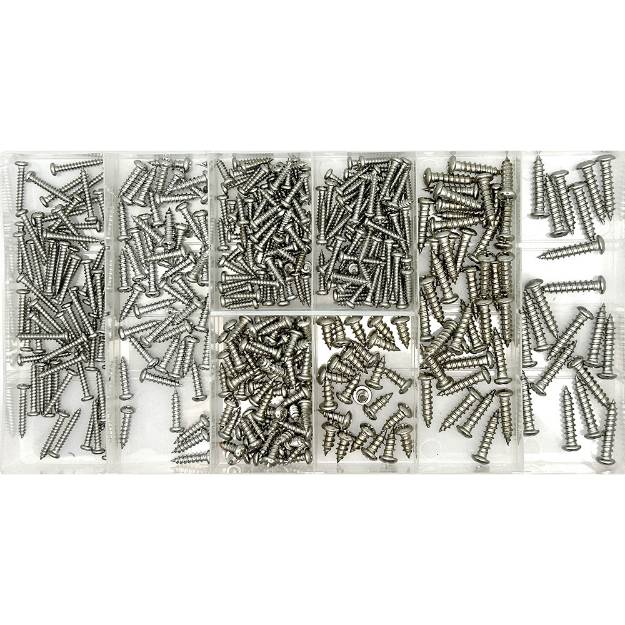Picture of 410 Piece Stainless Self Tapping Pozi Pack