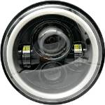 Picture of LED Replacement 7" Headlamp With HALO Driving Light and Amber Indicator 