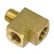 Picture of Brass 'Tee' Adapter 1/8 NPT Male to Two 1/8 NPT Female
