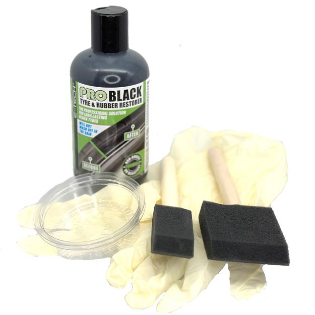 Picture of Black Tyre and Rubber Restorer Kit