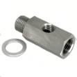 Picture of Stainless Steel Oil Pressure T Piece M14 x 1.5 Male and Female 1/8" NPT  in the side
