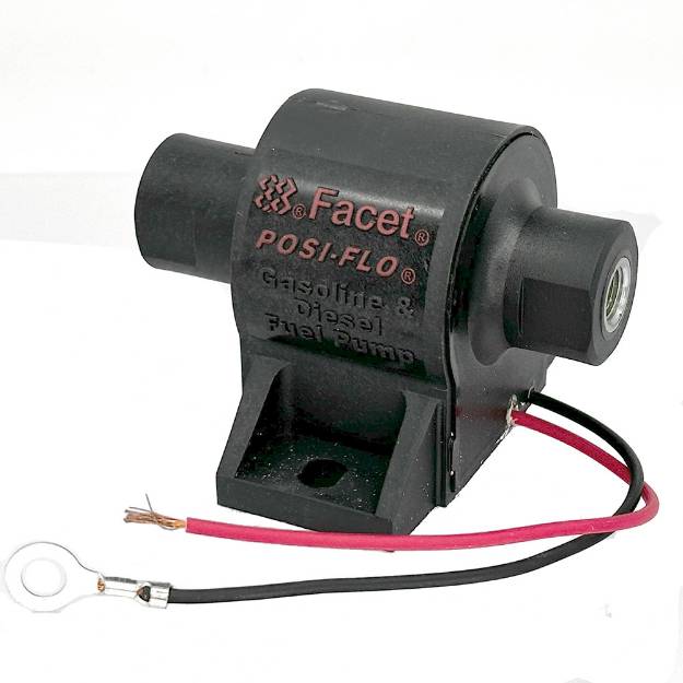 Picture of Facet 60302 Black Electronic Fuel Pump 