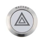 Picture of Stainless Steel 24mm Diameter Illuminated Push Button Switches With 12v RGB Illumination